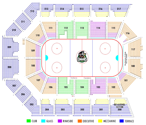 Rabobank Arena Seating Chart With Seat Numbers