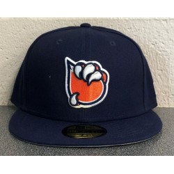 Baltimore Orioles O's Black Hat Orange MLB New Era 59Fifty Fitted Sz 7  -1/8