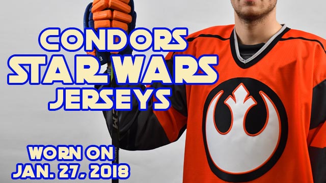 Bakersfield Condors unveil Star Wars Night jerseys